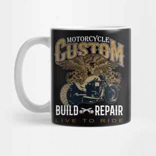 Motorcycle Custom Build And Repair Mug